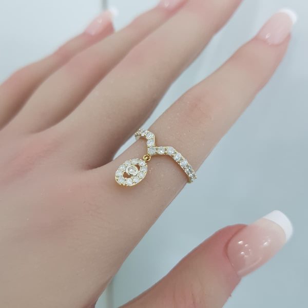 Yellow Gold Diamond Ring - R7630