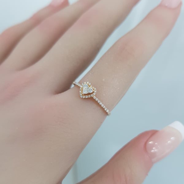 Yellow Gold Diamond Ring - R7560