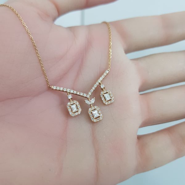 Yellow Gold Diamond Pendant - P5519