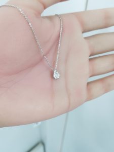 White Gold Diamond Pendant - P5531