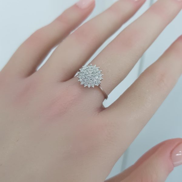 Rose Gold Diamond Ring - R7681