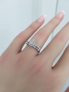 White Gold Diamond Twince - T3714 B