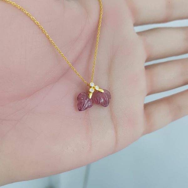 Yellow Gold Diamond Pendant - P5487