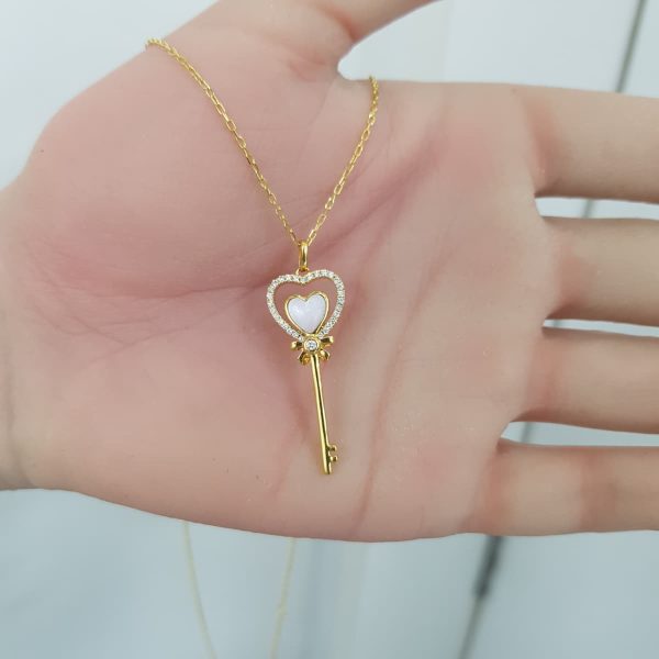 Yellow Gold Diamond Pendant - P5518