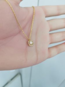 Yellow Gold Diamond Pendant - P5562