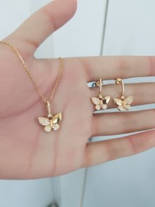 Yellow Gold Diamond Set - E6513 & P5524