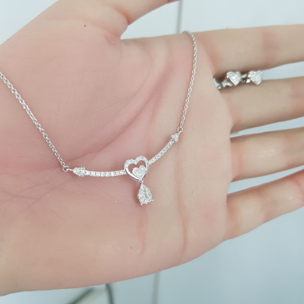 White Gold Diamond Set - P5189 & E3361