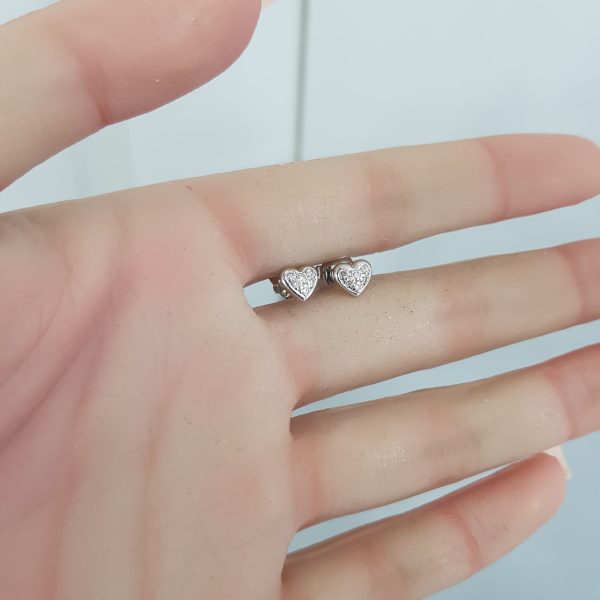 White Gold Diamond Earrings - E3361