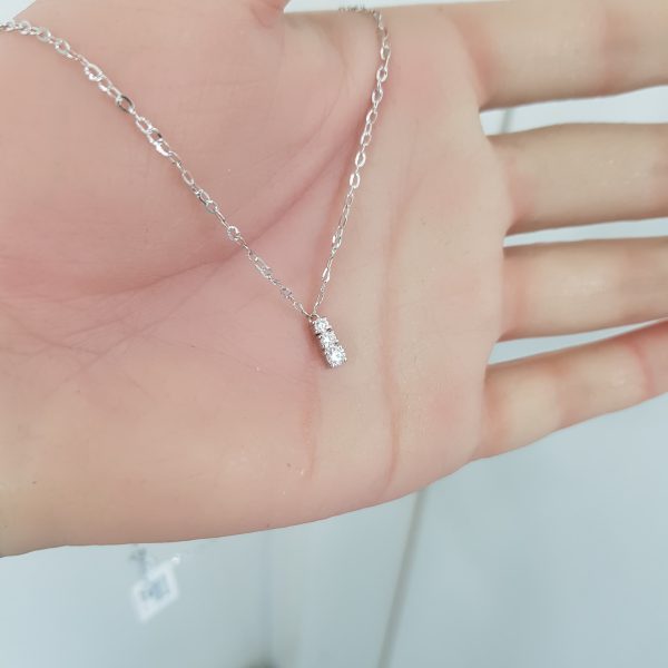 White Gold Diamond Pendant - P5476