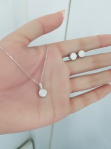 White Gold Diamond Set - P5392 & E4911