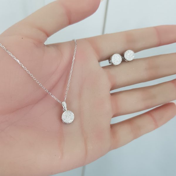 White Gold Diamond Set - P5392 & E4911