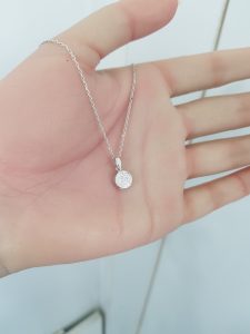 White Gold Diamond Pendant - P5392