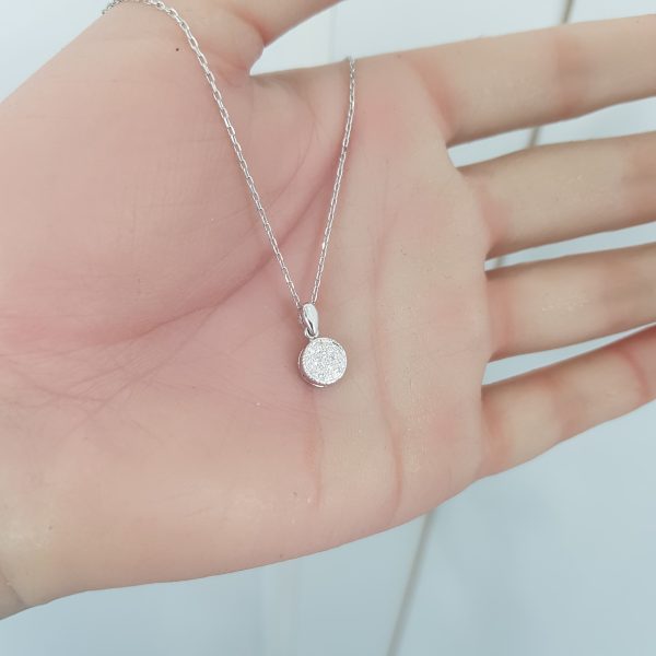 White Gold Diamond Pendant - P5392