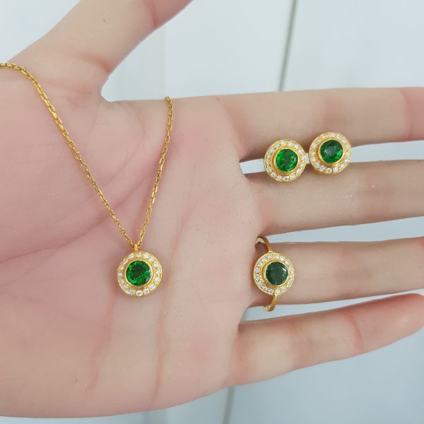 Yellow Gold Diamond Set - R2357, E2099 & P2897