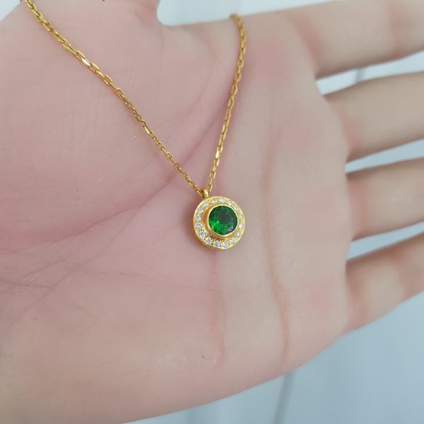 Yellow Gold Diamond Pendant - P2897