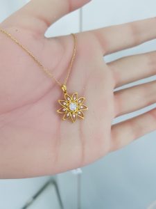 Yellow Gold Diamond Pendant - P5123