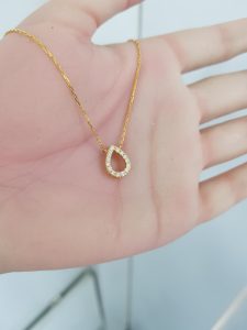 Yellow Gold Diamond Pendant - P5014