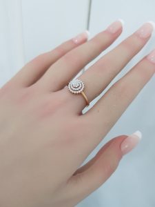 Yellow Gold Diamond Ring - R7697
