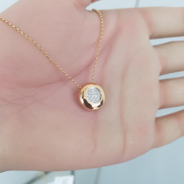 Yellow Gold Diamond Pendant - P5570