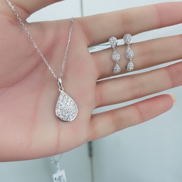 White Gold Diamond Set - E4793 & P5261