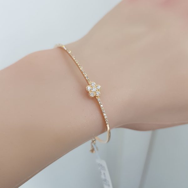 Yellow Gold Diamond Bracelet - B5902