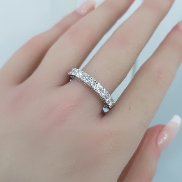 White Gold DIamond Ring - R4546