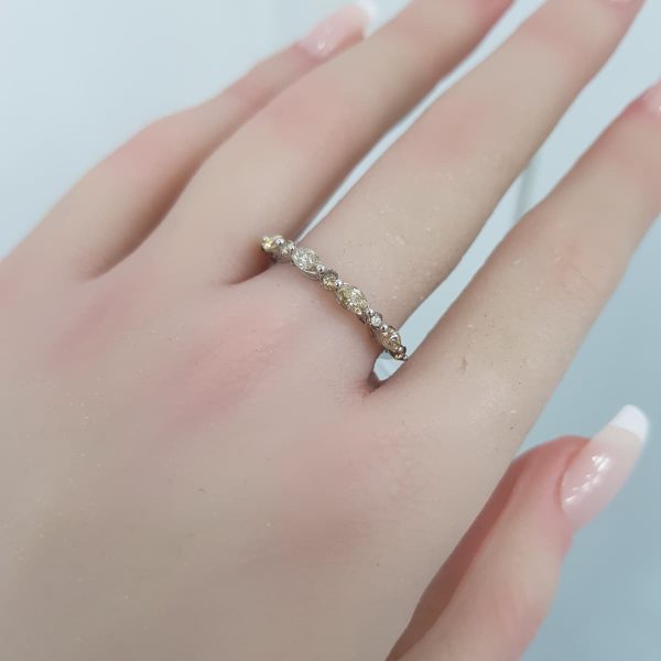Yellow Gold Diamond Ring - R7532