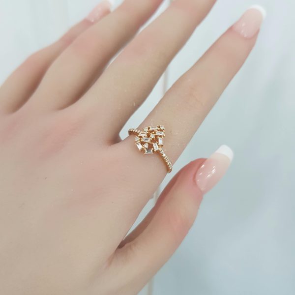 Yellow Gold Diamond Ring - R4396